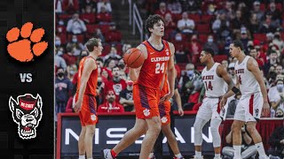 Clemson vs. NC State Basketball Highlights (2021-22)