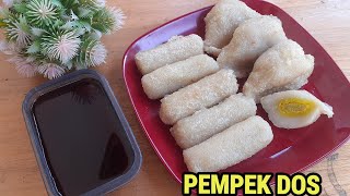 Pempek dos| pempek tanpa ikan anti gagal, lembut,kenyal,enak banget|| wajib coba!