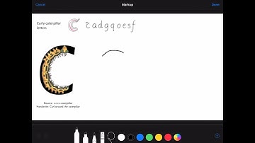 Curly caterpillar letter formation (with mnemonics)