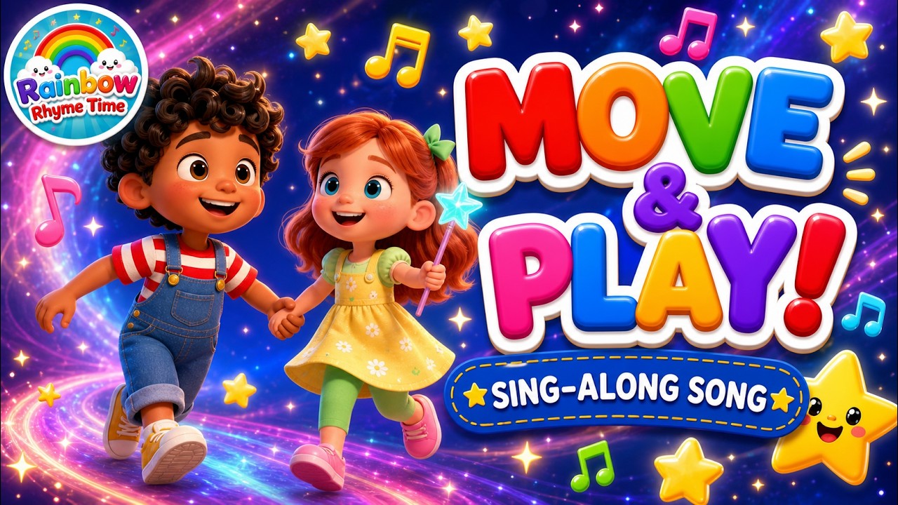 Imagine, Move and Play! | Preschool Action Song | Kids Sing-Along