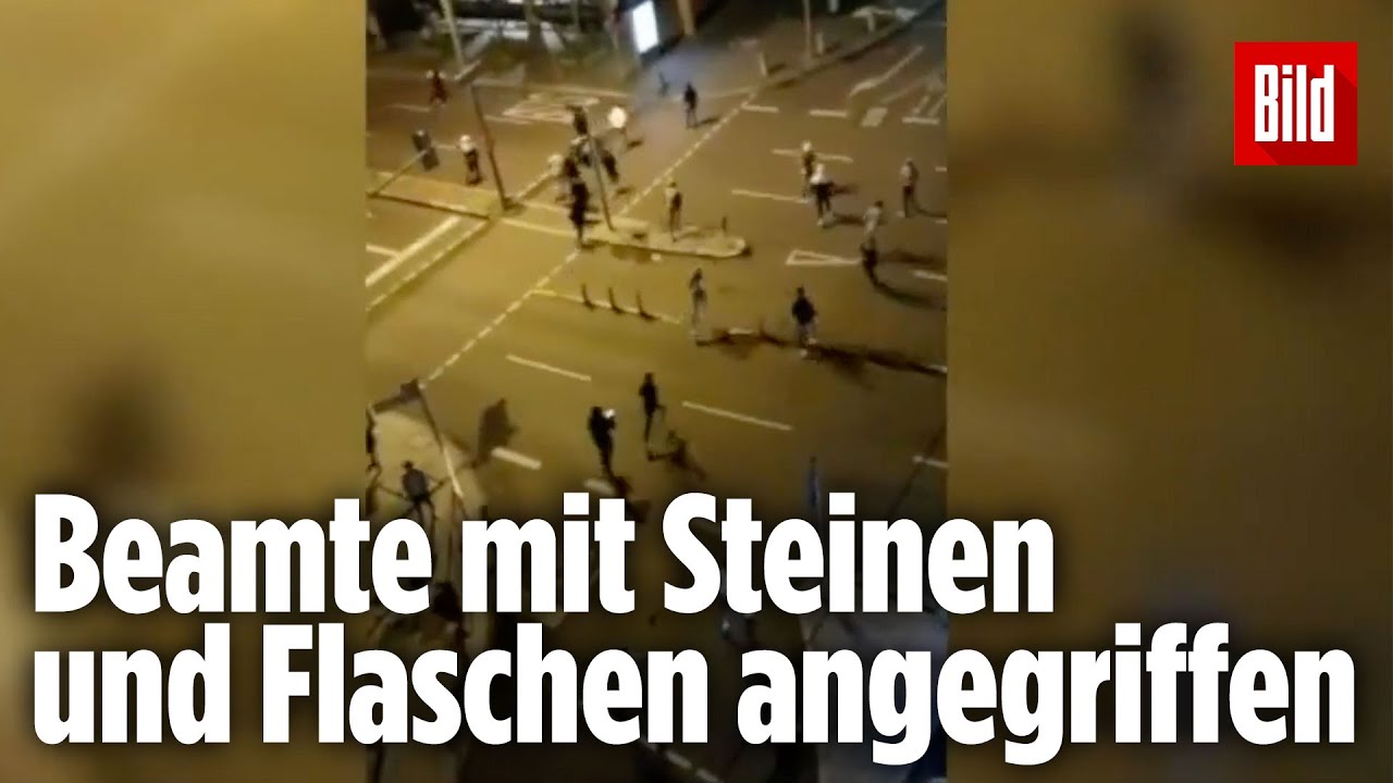 Randalierer rufen „Allahu Akbar“: Brutaler Mob verwüstet Stuttgarter Innenstadt
