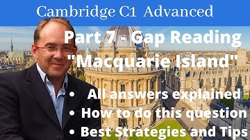 Tips And Strategies For Passing C1 Advanced Reading Part 7 "Gapped Text"(CAE)