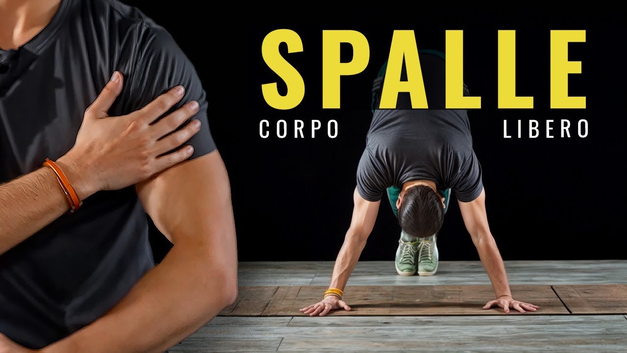 il RE degli esercizi a CORPO LIBERO per SPALLE FORTI E IPERTROFICHE (tutorial)