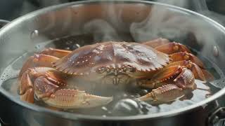 How Do Fishermen Catch and Cook a Large Dungeness Crab #2026 #deepsea #creature #dungenesscrab