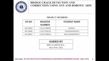 VELTECH MULTITECH - FINAL YEAR PROJECT 2021-ECE-BATCH NO. 44