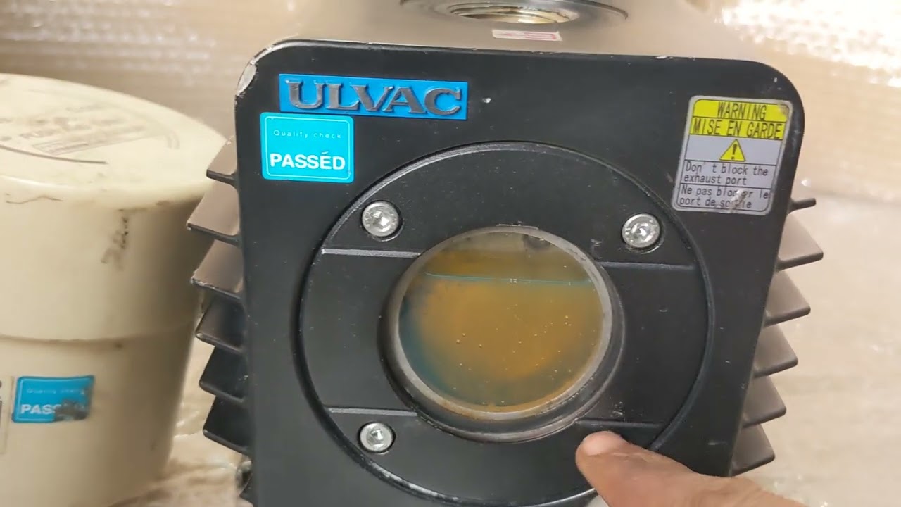 ULVAC Double Stage Vacuum Pump for HVAC Chillers Vacuum Systems 