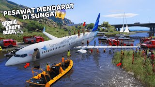 PESAWAT MENDARAT DARURAT DI SUNGAI - GTA 5 MOD