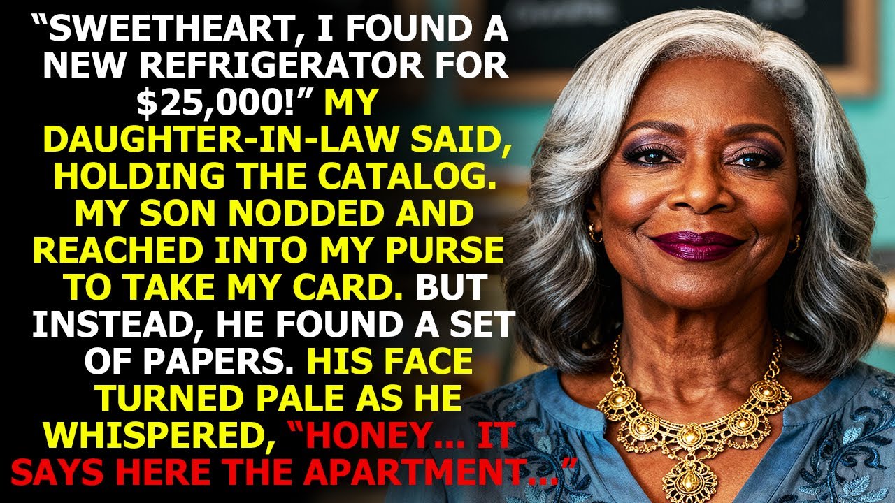 My Daughter-In-Law Said, “Honey, I Found A $25,000 Fridge!” My Son Took My Card - Big Mistake...