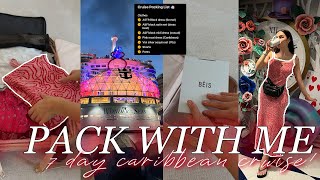 Pack With Me For A Caribbean Cruise! |BÉIS Carry On Only