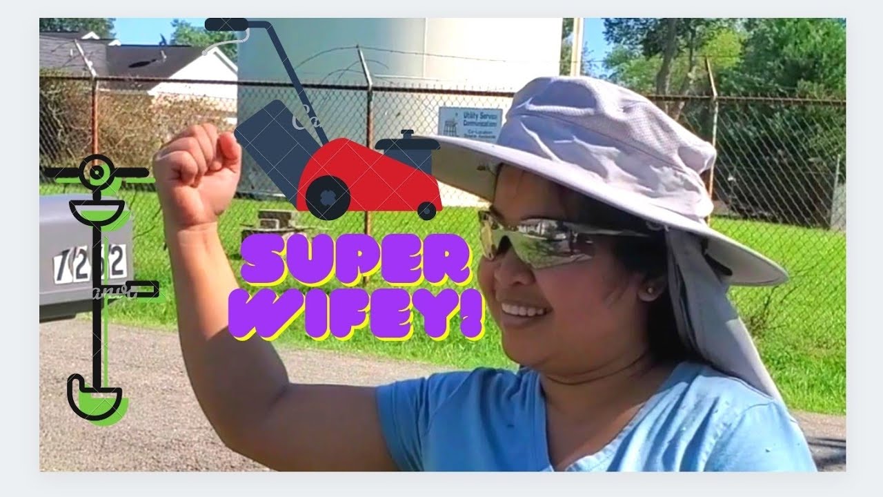 Hubby teaches me how to do his chores!😅 