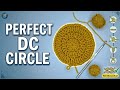Crochet Flat Circle with DC | Easy & Quick Tutorial