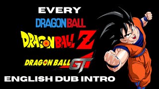 Every Dragon Ball/Z/GT English Dub Intro in 4:3 (FUNimation, Ocean, Harmony Gold etc.)