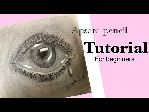 How to Draw Hyer Realistic Eye | Apsara pencil | Tutorial for Begininers step by step | EP 07