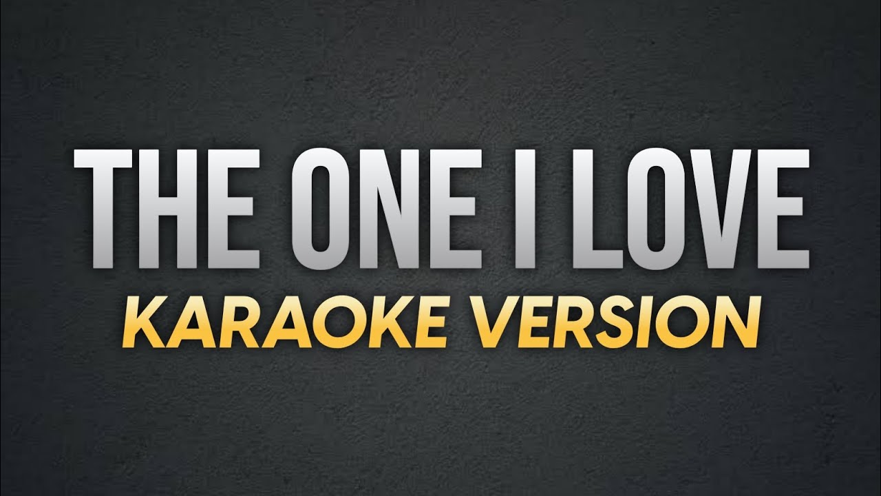 THE ONE I LOVE R E M Karaoke Version KoolSound YouTube The one i love r e m karaoke version koolsound youtube