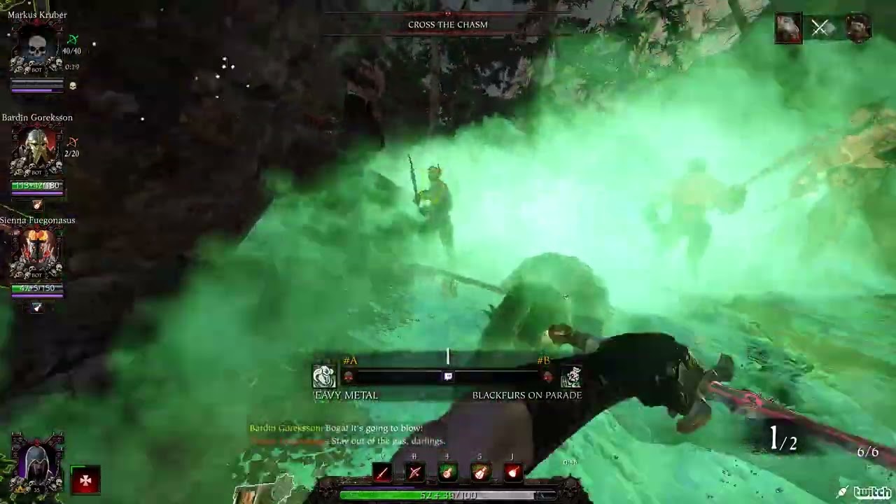 Vermintide 2: [failed] Shade Darkomen Twitch (30 30 100 no Blessings, no weekly)  2023 08 12