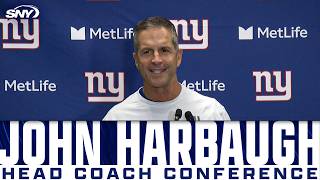 John Harbaugh on Jevon Holland's game-sealing INT, Winston as starter in Giants win over Titans
