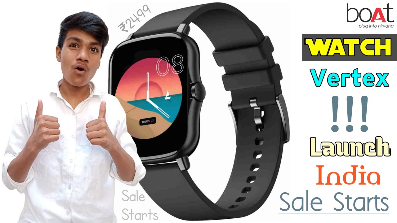 boAt Watch Vertex Features & Reviews Full Details in Hindi Launch India, Price At Rs.2499