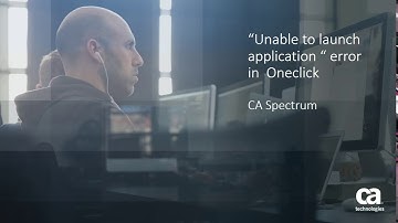 Unable to launch application error in Oneclick