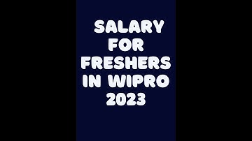 jobs for freshers 2022 | wipro salary for freshers