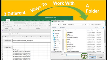 VBA code 3 Ways To Browse To A Folder/File In Excel