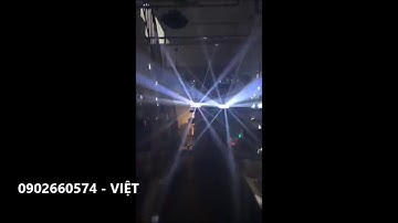 TRANG TRÍ SÂN KHẤU ĐÁM CƯỚI CỰC ĐỈNH với dàn đèn 4in1 GIÁ CỰC RẺ - |(Vinh Audio-0919053713)|