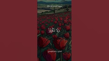 تلاوة من سورة الحشر | القارئ ياسر الدوسري 🤍🎧