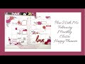 Monthly Plan With Me//February Monthly//Classic Happy Planner