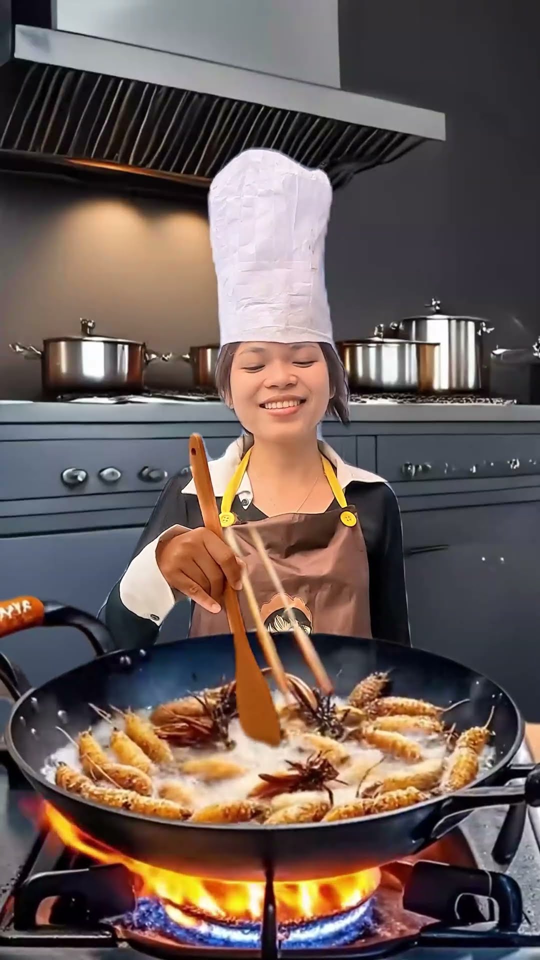 ACC - Hôm Nay Chúng Tôi Ăn Thịt Côn Trùng ll Today We Eat Octopus Meat. #funny #trending