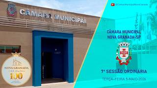 7ª Sessão Ordinária da Câmara Municipal de Nova Granada