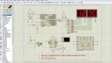Visualiza la temperatura del sensor DS18B20 utilizando en SAA1064