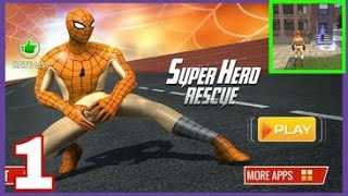 Spider Man Rope Man Hero Rescue City -A Superhero Games#1 screenshot 2