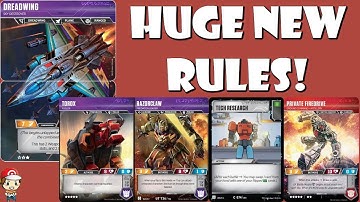 Important Transformer TCG Rules Update! (Dreadwing, Torox, Razorclaw, Tech Research!)