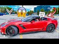 LITTLE BROTHER DOES DONUTS IN MY NEW CORVETTE AND ALMOST CRASHES !  | BRAAP VLOGS