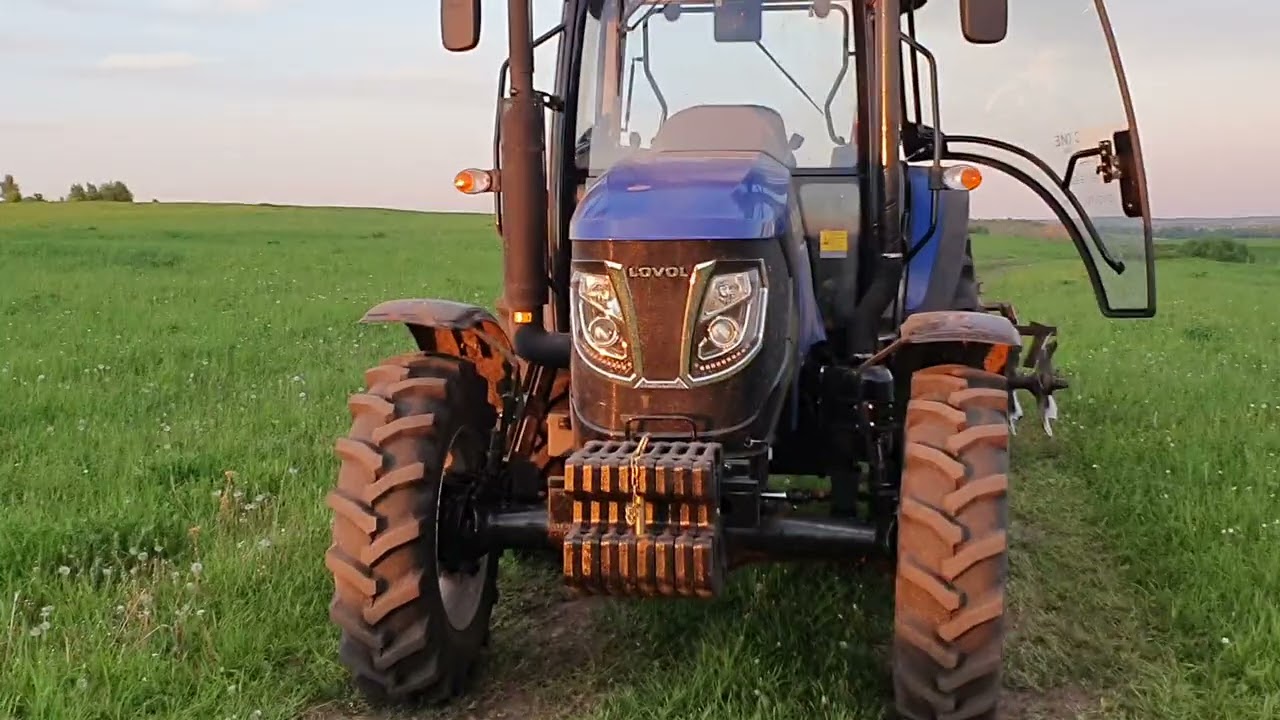 Полевые работы. Дисковка БДТ  на тракторе LOVOL 904.