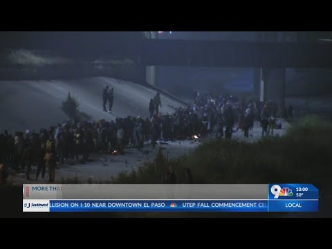 1,000 migrants arrive