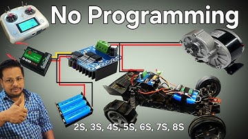 How to make powerful esc without programming ##unprogramed esc using BTS7960 motor driver #Lm298
