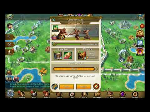 Camp Formation (10, 11, 12) Update 73 Colossuem March of Empires @moecreator