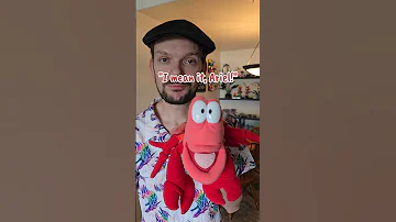 I See Your Haunted Elsa Christmas Ornament And Raise You A Sebastian The Crab Pullstring 