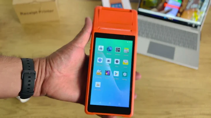 Initial setup before installing applications on the Loyverse Android PDA terminal
