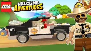 LEGO Hill Climb Adventures - New Vehicle POLICE CAR unlocked / New Long Jump Event GamePlay screenshot 4