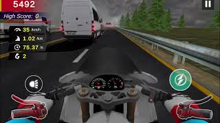 3D Highway Traffic Bike Racing Game screenshot 3