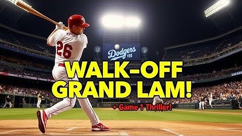 FREDDIE FREEMAN’S HISTORIC WALK-OFF GRAND SLAM! Dodgers SHOCK Yankees in Game 1 of World Series!
