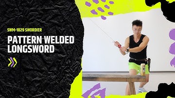 Can Pattern Welded Longsword Handle Heavy Material Cutting? Here We Test it Out. #swordier