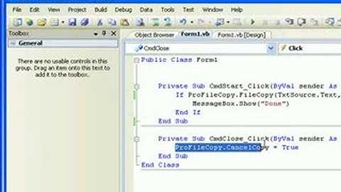 FileCopyProgressbar (Show the Progress of copying file form