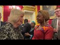 King Charles BRUSHES OFF hecklers and jokes about playing cricket during Commonwealth reception