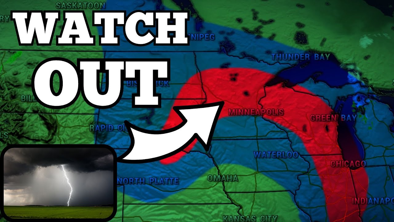Severe Storms With Tornado Threat Into Thursday - YouTube