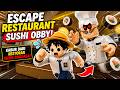 ESCAPE THE SUSHI RESTAURANT OBBY Roblox! Levelnya Bikin Kesal! 🤯