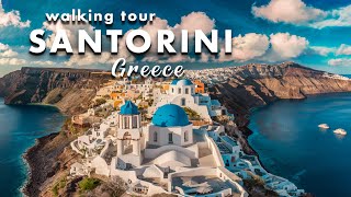 SANTORINI 🇬🇷 GREECE 🇬🇷 WALKING TOUR 4K