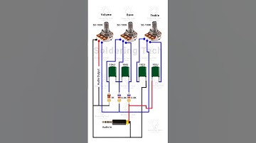 Bass, Treble Volume controller circuit | #shorts #diy #bass