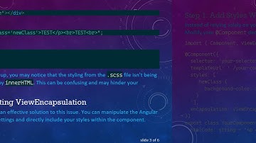 How to Fix innerHTML Not Capturing SCSS Classes in Angular Components